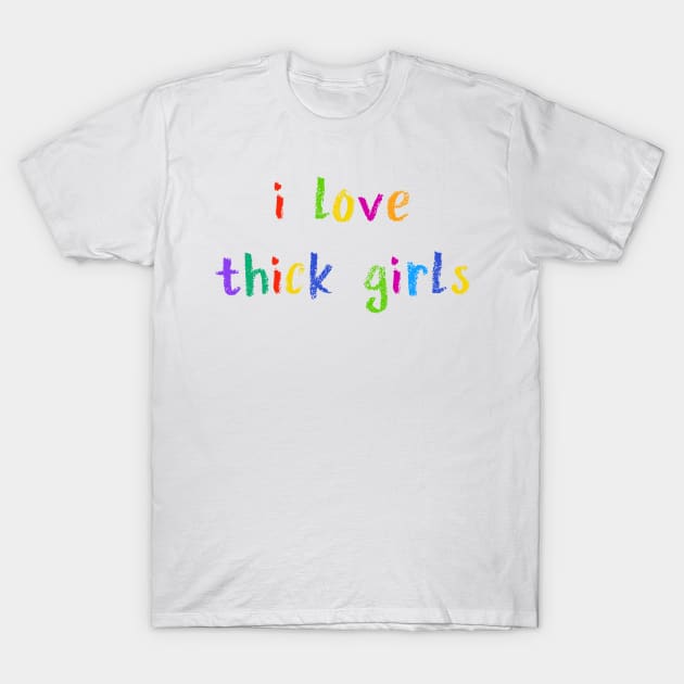 Thick girl shirts sales